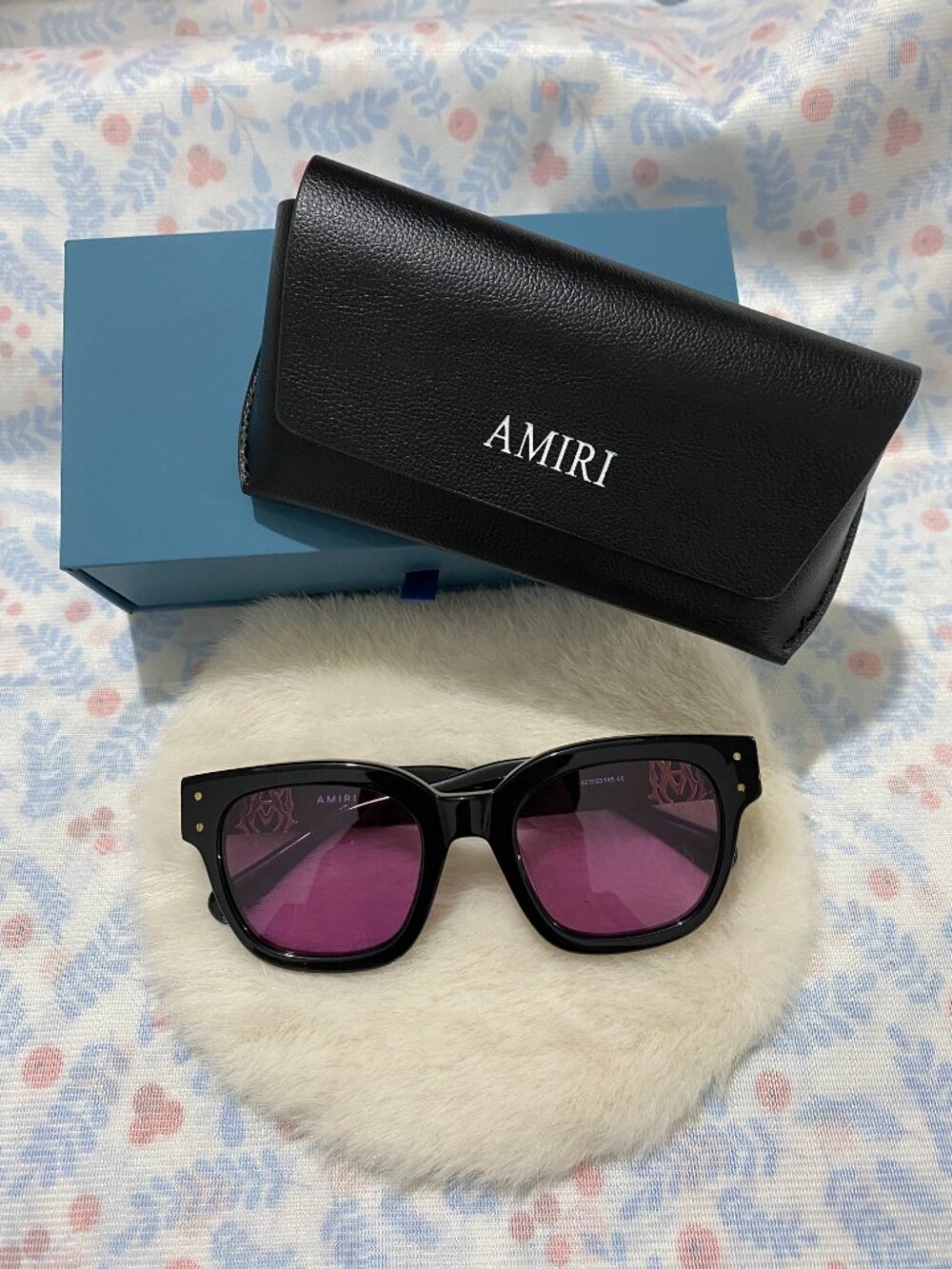 AMIRI Rounded Cat-Eye Square Sunglasses